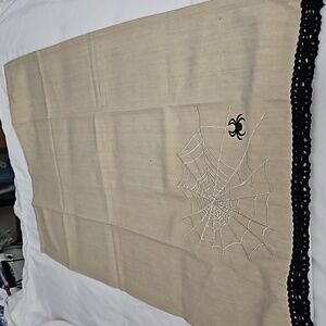 Spider And Spiderweb Halloween Kitchen Towel Cotton Tea Towel